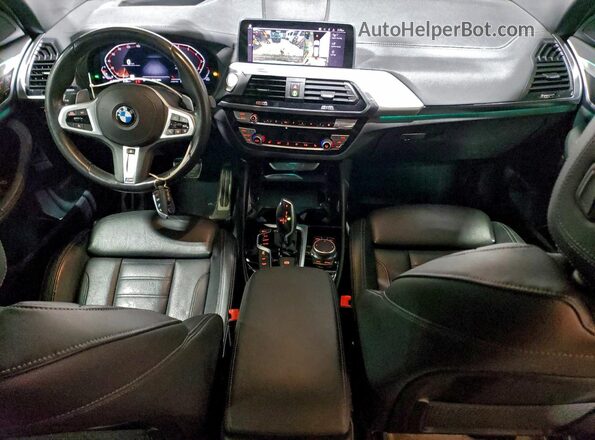 5UXTY5C07M9F91476 2021 BMW X3 White Widok deski rozdzielczej