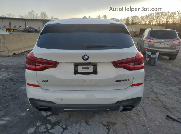 5UXTY9C0XM9G62340 2021 BMW X3 White Widok z tyłu