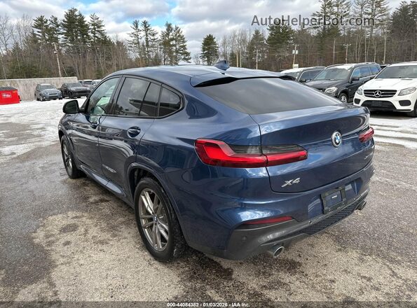 5UXUJ3C59KLG52836 2019 BMW X4 Синий Задняя левая четверть
