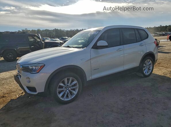 5UXWX9C52H0D95491 2017 BMW X3 Белый Передняя левая четверть