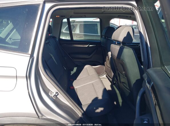 5UXWZ7C36H0V89211 2017 BMW X3 Gray Widok naklejki z numerem VIN
