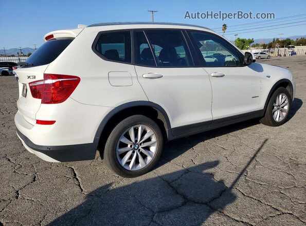 5UXWZ7C38H0V94524 2017 BMW X3 Белый Задняя правая четверть