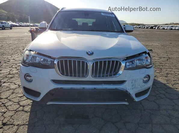 5UXWZ7C38H0V94524 2017 BMW X3 Белый Вид спереди