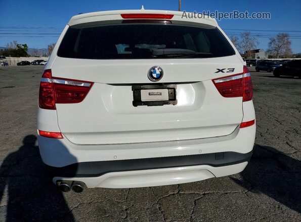 5UXWZ7C38H0V94524 2017 BMW X3 Белый Вид сзади