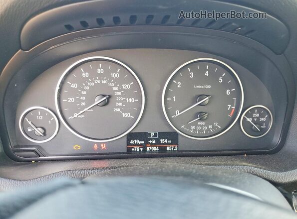 5UXWZ7C38H0V94524 2017 BMW X3 Белый Вид щитка приборов