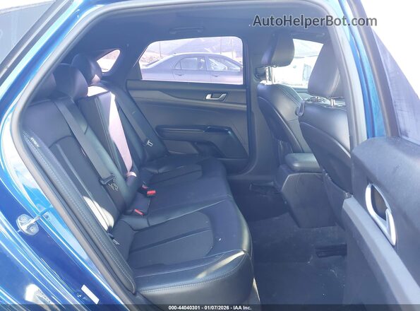 5XXG64J27NG092377 2022 KIA K5 Blue Widok naklejki z numerem VIN