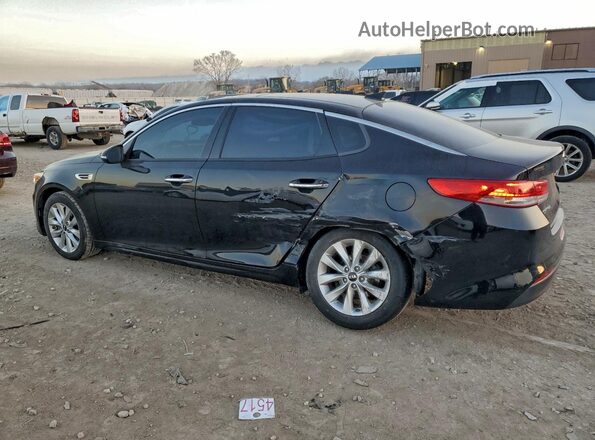 5XXGU4L39GG118315 2016 KIA OPTIMA Black Հետևի ձախ