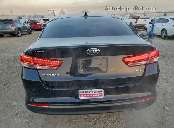 5XXGU4L39GG118315 2016 KIA OPTIMA Black Հետևի տեսք