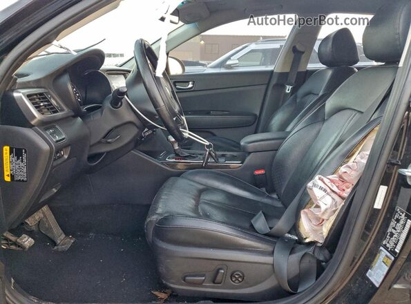 5XXGU4L39GG118315 2016 KIA OPTIMA Black Սալոնի դիմացի տեսք