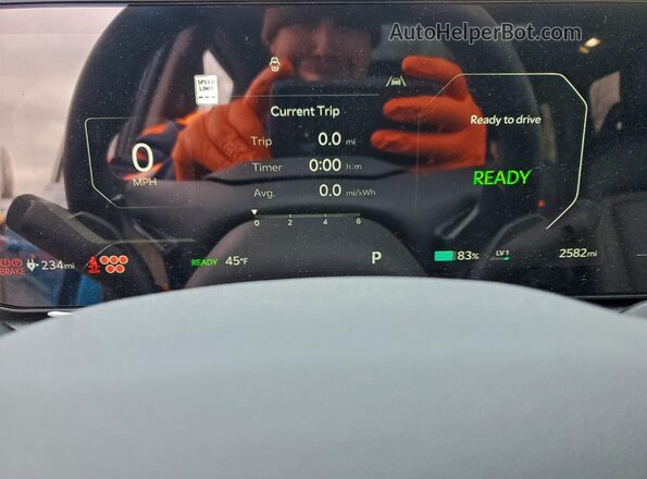 5XYAFFS51TG006757 2026 KIA EV9 Синий Вид щитка приборов
