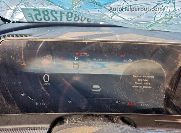 5XYK5CDFXRG144141 2024 KIA SPORTAGE Black Вид щитка приладів