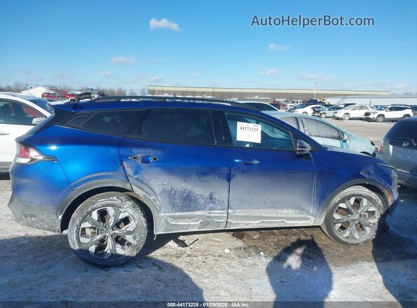 5XYK6CDF6RG159605 2024 KIA SPORTAGE Синий Вид задней части салона