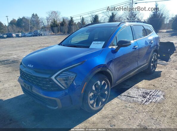 5XYK6CDF8RG218864 2024 KIA SPORTAGE Blue Przód lewy