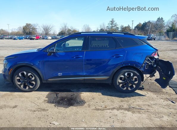 5XYK6CDF8RG218864 2024 KIA SPORTAGE Blue Widok wnętrza 360 stopni
