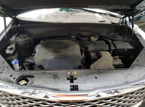 5XYP2DHC0MG099787 2021 KIA TELLURIDE Black Widok komory silnika