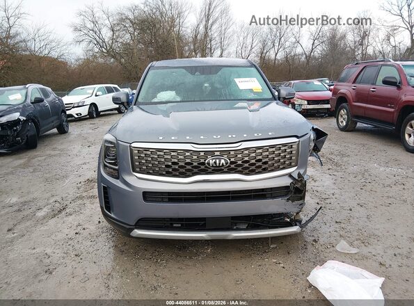 5XYP2DHC8LG013866 2020 KIA TELLURIDE Gray Вид задньої частини салону