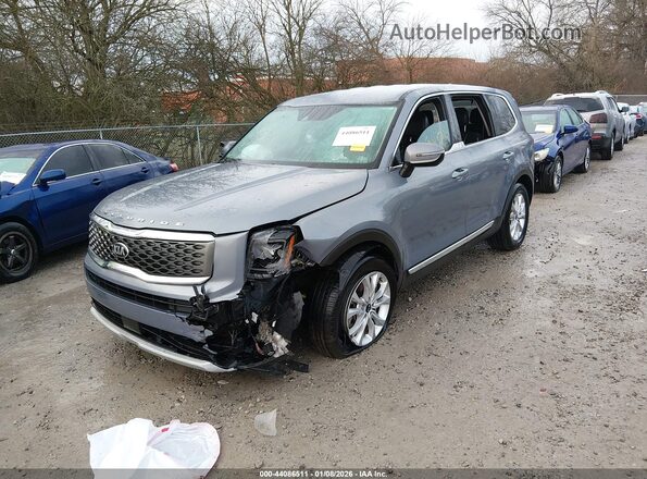 5XYP2DHC8LG013866 2020 KIA TELLURIDE Gray Передня ліва чверть