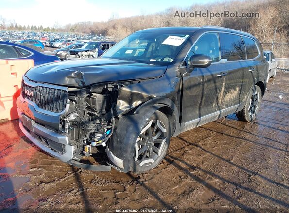 5XYP34GCXPG349099 2023 KIA TELLURIDE Черный Передняя левая четверть