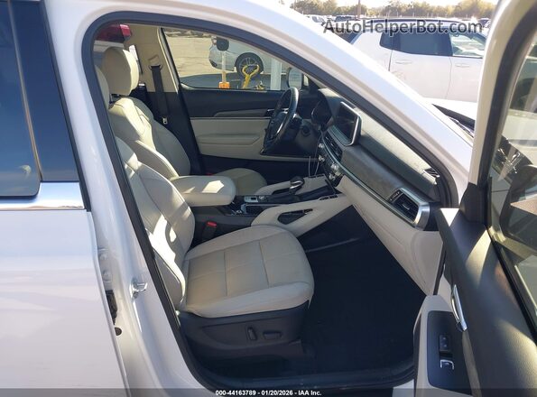5XYP34HC6NG234818 2022 KIA TELLURIDE Белый Вид салона спереди