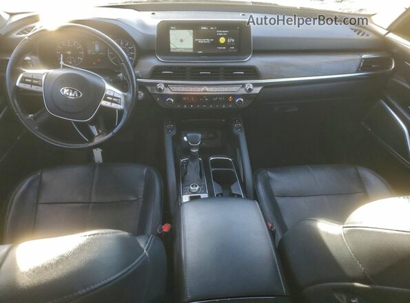 5XYP3DHC2LG039683 2020 KIA TELLURIDE Black Widok deski rozdzielczej