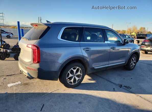 5XYP3DHC6NG264174 2022 KIA TELLURIDE Серый Задняя правая четверть