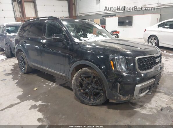 5XYP5DGC0PG346237 2023 KIA TELLURIDE Черный Передняя правая четверть