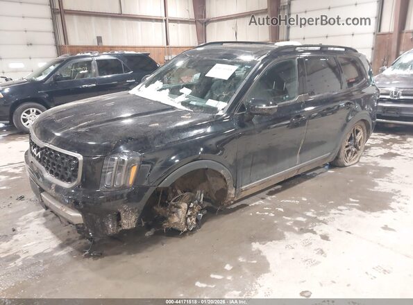 5XYP5DGC0PG346237 2023 KIA TELLURIDE Черный Передняя левая четверть