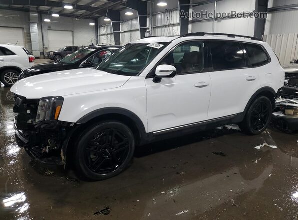 5XYP5DGC2PG394337 2023 KIA TELLURIDE White Առջևի ձախ երեք քառորդ տեսարան