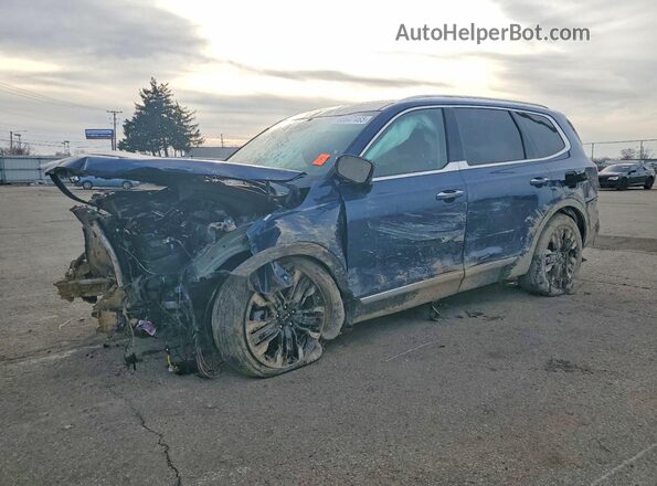 5XYP5DGC3RG436971 2024 KIA TELLURIDE Синий Передняя левая четверть