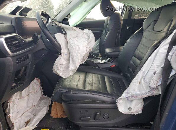 5XYP5DGC3RG436971 2024 KIA TELLURIDE Синий Вид салона спереди