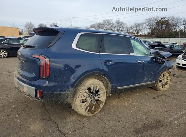 5XYP5DGC3RG436971 2024 KIA TELLURIDE Синий Задняя правая четверть