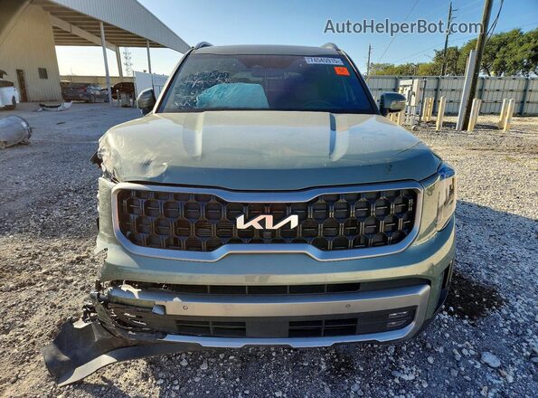 5XYP5DGC4PG396784 2023 KIA TELLURIDE Зеленый Вид спереди