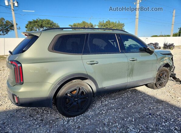 5XYP5DGC4PG396784 2023 KIA TELLURIDE Зеленый Задняя правая четверть