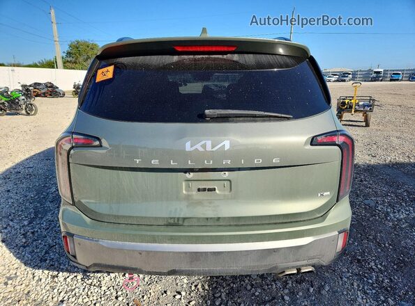 5XYP5DGC4PG396784 2023 KIA TELLURIDE Зеленый Вид сзади