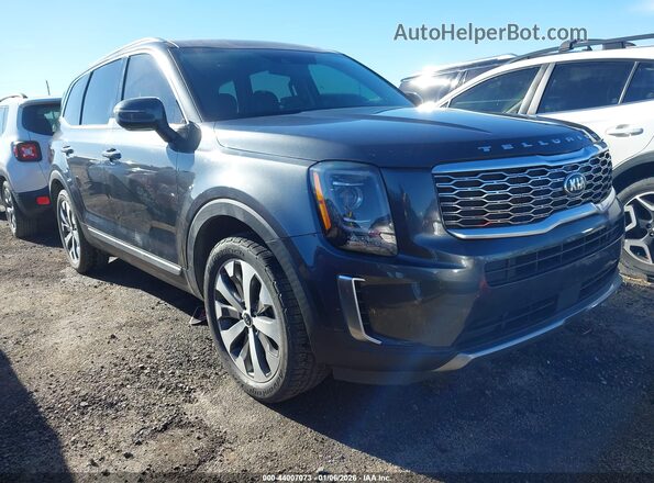 5XYP64HC6LG072399 2020 KIA TELLURIDE Серый Передняя правая четверть