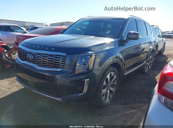 5XYP64HC6LG072399 2020 KIA TELLURIDE Серый Передняя левая четверть