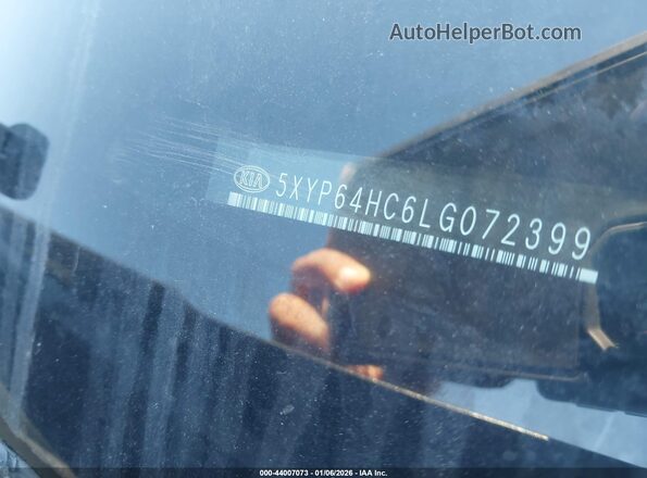 5XYP64HC6LG072399 2020 KIA TELLURIDE Серый Вид подкапотного пространства