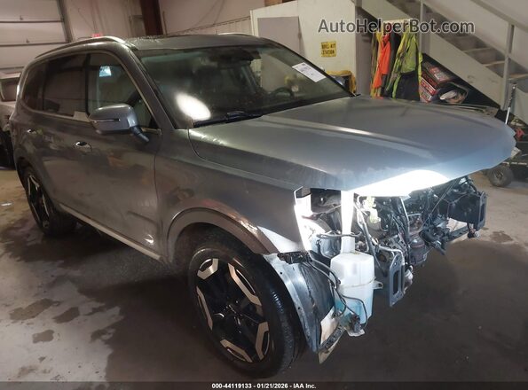5XYP6DGC8SG609340 2025 KIA TELLURIDE Серый Передняя правая четверть