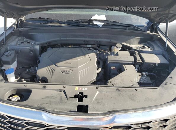 5XYP6DHC2MG178477 2021 KIA TELLURIDE Gray Vista del compartimento del motor