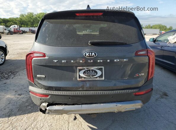 5XYP6DHC2MG178477 2021 KIA TELLURIDE Gray Vista trasera