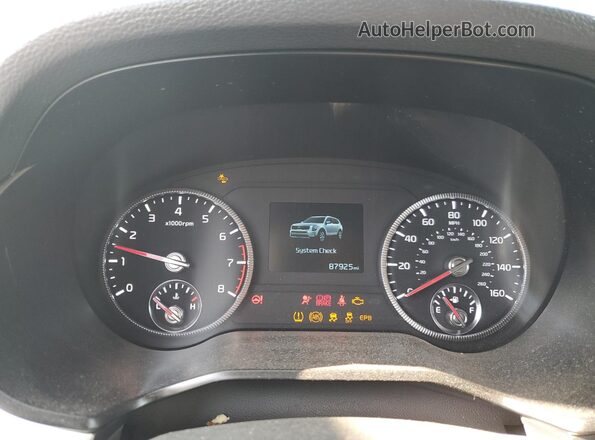 5XYP6DHC2MG178477 2021 KIA TELLURIDE Gray Vista del cuadro de instrumentos