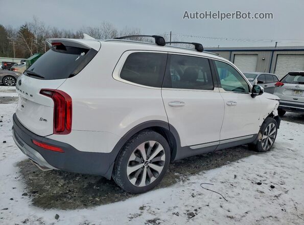 5XYP6DHC6MG123532 2021 KIA TELLURIDE Белый Задняя правая четверть