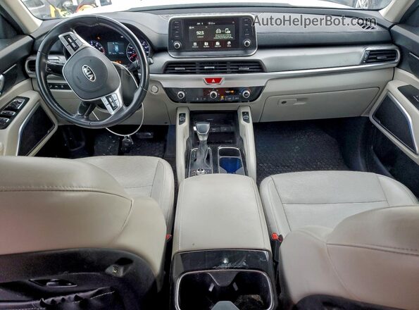 5XYP6DHC6MG123532 2021 KIA TELLURIDE Белый Вид панели приборов