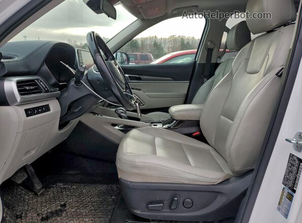 5XYP6DHC6MG123532 2021 KIA TELLURIDE Белый Вид салона спереди