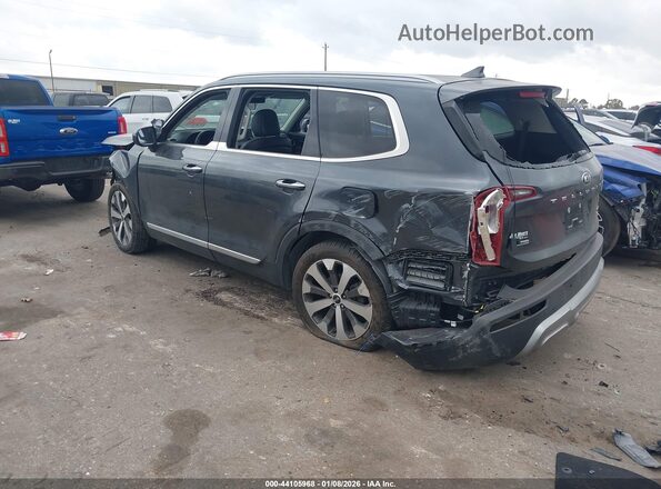 5XYP6DHC7MG130800 2021 KIA TELLURIDE Серый Задняя левая четверть