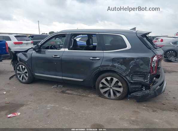 5XYP6DHC7MG130800 2021 KIA TELLURIDE Серый Панорамный вид салона 360°