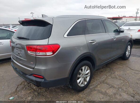5XYPG4A34HG302570 2017 KIA SORENTO Серый Задняя правая четверть