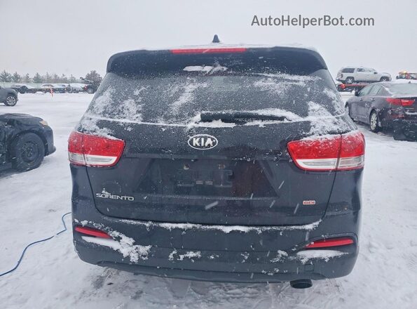 5XYPGDA34GG057834 2016 KIA SORENTO Черный Вид сзади