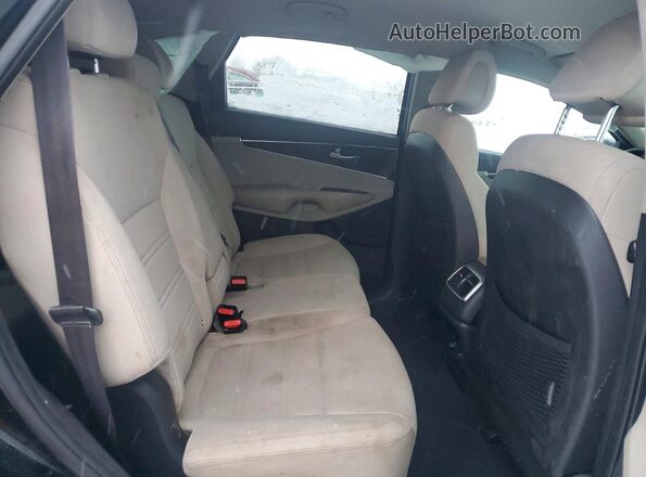 5XYPGDA34GG057834 2016 KIA SORENTO Черный Вид задней части салона