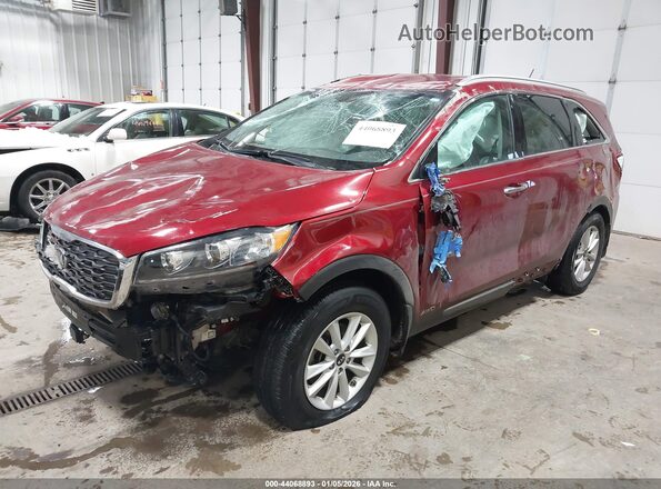 5XYPGDA38LG650123 2020 KIA SORENTO Red Przód lewy